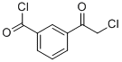 Benzoyl chloride, 3-(chloroacetyl)- (9CI) Struktur