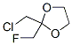 1,3-Dioxolane,  2-(chloromethyl)-2-(fluoromethyl)- 结构式