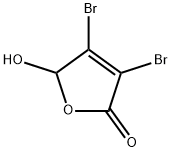 3,4-dibromo-5-hydroxyfuran-2(5H)-one  Structure