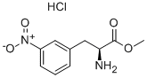 ALFA-AMINO-3-NITRO BENZENEACETIC ACID METHYL ESTER HYDROCHLORIDE Struktur