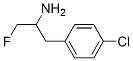 2-amino-1-(4-chlorophenyl)-3-fluoropropane Struktur