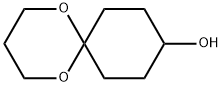1,5-DIOXASPIRO[5.5]UNDECAN-9-OL 化学構造式
