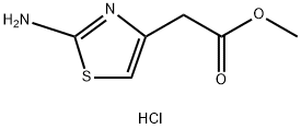 2-(2-アミノチアゾール-4-イル)酢酸メチル塩酸塩 化学構造式