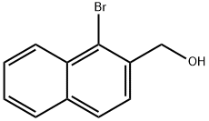 1-ブロモナフタレン-2-メタノール 化学構造式