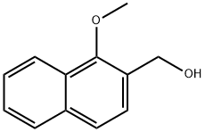 1-甲氧基-2-萘甲醇 结构式