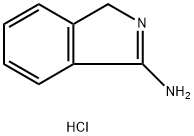 1H-イソインドール-3-アミン塩酸塩 化学構造式