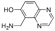 6-Quinoxalinol,  5-(aminomethyl)- Structure