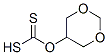 Carbonodithioic acid, O-1,3-dioxan-5-yl ester (9CI) 结构式