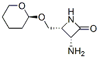 2-Azetidinone,3-amino-4-[[(tetrahydro-2H-pyran-2-yl)oxy]methyl]-,[3alpha,4alpha(S*)]-(9CI) Structure