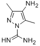 1H-Pyrazole-1-carboximidamide,4-amino-3,5-dimethyl- Structure