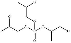 2-CHLORO-1-METHYLETHYLBIS(2-CHLOROPROPYL)PHOSPHATE Struktur