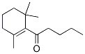 1-(2,6,6-trimethyl-1-cyclohexen-1-yl)pentan-1-one 结构式