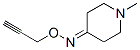 4-Piperidinone,1-methyl-,O-2-propynyloxime(9CI) 化学構造式