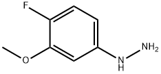 Hydrazine, (4-fluoro-3-methoxyphenyl)- (9CI) Struktur