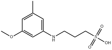 N-(3-磺酸丙基)-3-甲氧基-5-甲基苯胺 结构式