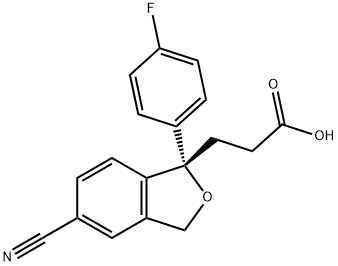 (S)-Didemethylamino Citalopram Carboxylic Acid,766508-94-5,结构式