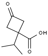 Cyclobutanecarboxylic acid, 1-(1-methylethyl)-3-oxo- (9CI)|1-异丙基-3-氧代环丁烷羧酸
