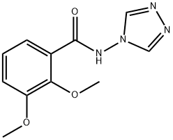 Benzamide, 2,3-dimethoxy-N-4H-1,2,4-triazol-4-yl- (9CI) 结构式