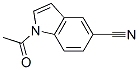 1H-Indole-5-carbonitrile,  1-acetyl- Structure