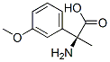 Benzeneacetic acid, alpha-amino-3-methoxy-alpha-methyl-, (alphaS)- (9CI)|