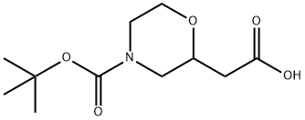 N-BOC-2-吗啉乙酸,766539-28-0,结构式