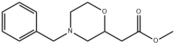 2-(4-苄基吗啉-2-基)乙酸甲酯, 766539-34-8, 结构式