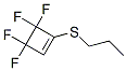 Cyclobutene, 3,3,4,4-tetrafluoro-1-(propylthio)- (9CI) Struktur
