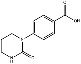 4-(2-氧代四氢嘧啶-1(2H)-基)苯甲酸 结构式
