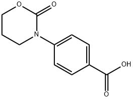 4-(2-Oxo-1,3-oxazinan-3-yl)benzoic acid Struktur