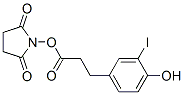 1-[3-(4-Hydroxy-3-iodophenyl)propionyloxy]-2,5-pyrrolidinedione 结构式