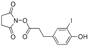 1-[3-(4-Hydroxy-3-iodophenyl)propionyloxy]-2,5-pyrrolidinedione Structure