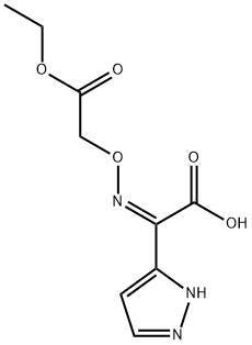 (2Z)-[(2-乙氧基-2-氧代乙氧基)亚氨基](1H-吡唑-5-基)乙酸 结构式