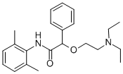 O-(2-diethylaminoethyl)-2',6'-mandeloxylidide,76678-86-9,结构式