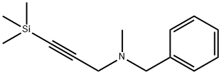 N-Methyl-N-[3-(trimethylsilyl)-2-propynyl]benzenemethanamine Structure