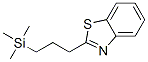 2-(3-Trimethylsilylpropyl)benzothiazole 结构式