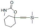 N-Methylcarbamic acid 1-(trimethylsilylethynyl)cyclohexyl ester Structure