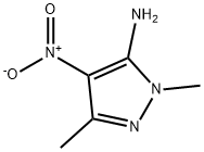 5-AMINO-1,3-DIMETHYL-4-NITROPYRAZOLE Structure