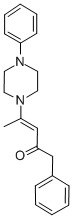 1-Phenyl-3-(4-phenyl-1-piperazinyl)-2-buten-1-one|