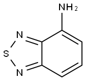 4-アミノ-2,1,3-ベンゾチアジアゾール 化学構造式