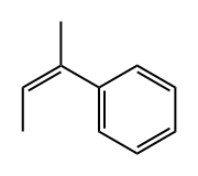 trans-2-Phenyl-2-butene,767-99-7,结构式