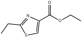 2-乙基噻唑-4-甲酸乙酯 结构式