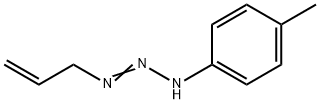 3-p-トリル-1-アリルトリアゼン 化学構造式
