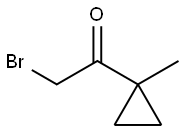 Ethanone, 2-bromo-1-(1-methylcyclopropyl)- (9CI) Structure