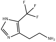 1H-Imidazole-4-ethanamine,  5-(trifluoromethyl)-,767242-94-4,结构式