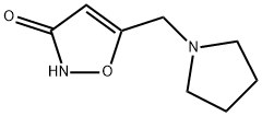 3(2H)-Isoxazolone,5-(1-pyrrolidinylmethyl)-(9CI) Struktur
