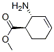 3-Cyclohexene-1-carboxylicacid,2-amino-,methylester,(1R-trans)-(9CI) Structure