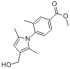 4-[3-(HYDROXYMETHYL)-2,5-DIMETHYL-1H-PYRROL-1-YL]-3-METHYL-BENZOIC ACID METHYL ESTER Structure