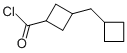 Cyclobutanecarbonyl chloride, 3-(cyclobutylmethyl)- (9CI) Structure