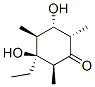 Cyclohexanone, 3-ethyl-3,5-dihydroxy-2,4,6-trimethyl-, (2S,3S,4S,5S,6S)- (9CI) 结构式