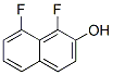 2-Naphthalenol,  1,8-difluoro- Structure